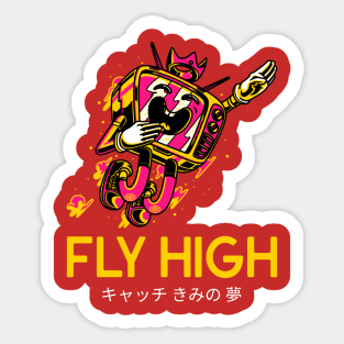 Fly High Sticker